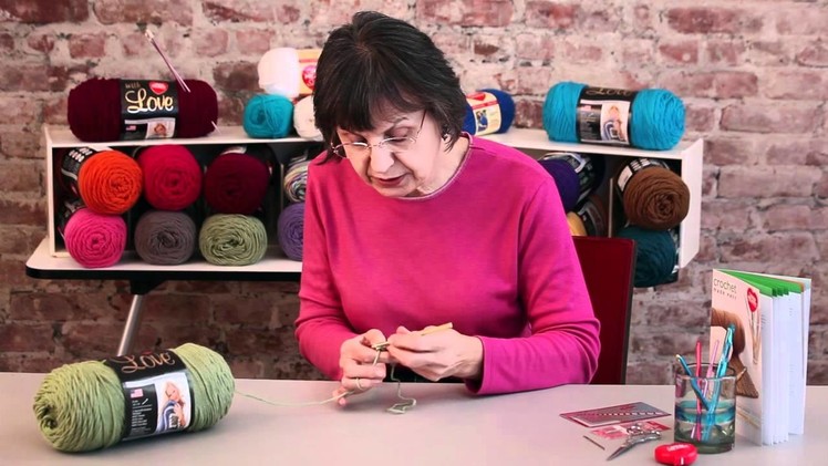 Learn more Left-handed Crochet Stitches with Red Heart Yarns