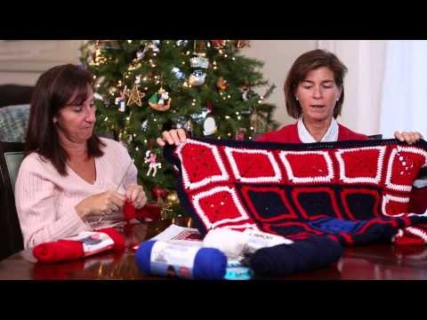 Military Moms Help Knit World’s Largest Christmas Stocking to Benefit Children of Fallen Patriots