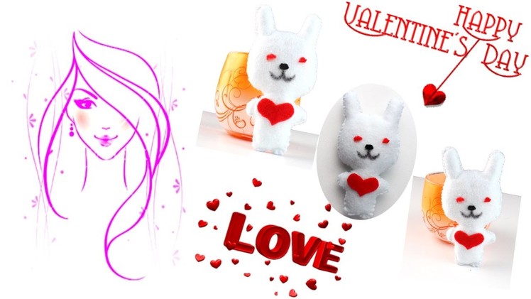 MORENA DIY: HOW TO MAKE VALENTINE'S DAY GIFT IDEAS!!! BUNNY LOVE!!!!