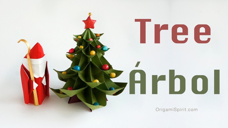 Origami Christmas Tree :: Árbol de Navidad