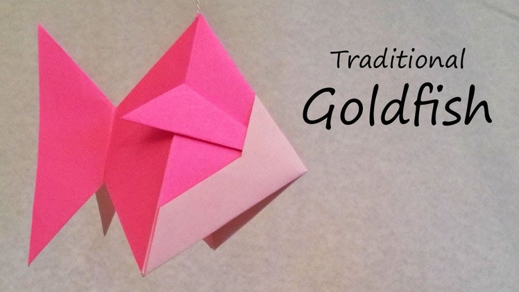 Origami Goldfish: Tutorial