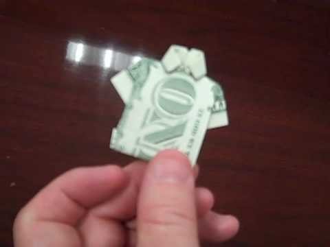 Origami Shirt from a Dollar Bill
