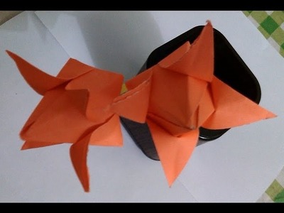 Paper Crafts - Paper Lotus - Papercraft Flower