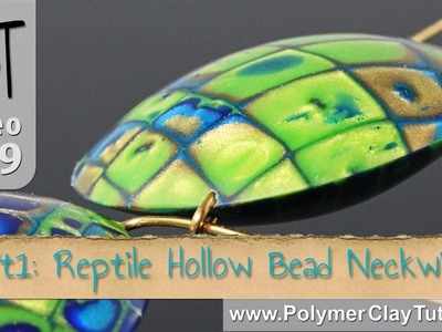 Reptile Pattern Hollow Lentil Bead Polymer Tutorial (Intro)