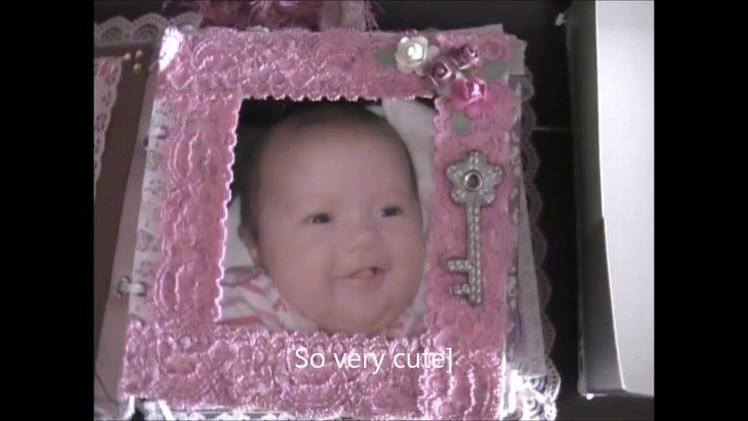 Scrapbooking My first Baby Girl Mini Album in a Box