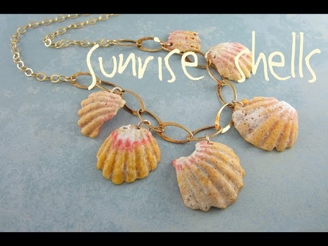 Simple Sunrise Shell Necklace at The Bead Gallery, Honolulu