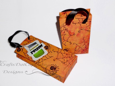 #2 Halloween Crafts Series 2012 - Spider Web Treat Carry Bag - Tutorial