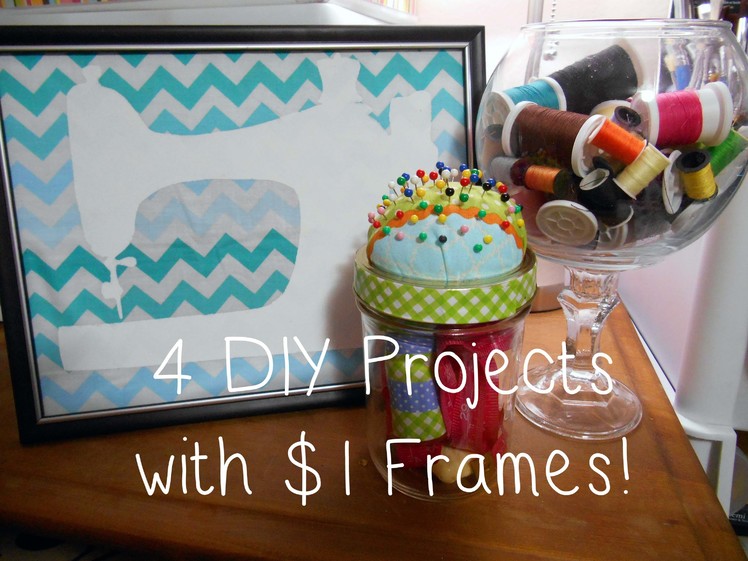 4 Simple DIY Projects with $1 Frames!