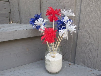 4th of July Centerpiece Craft Tutorial   Easy Craft for Kids!