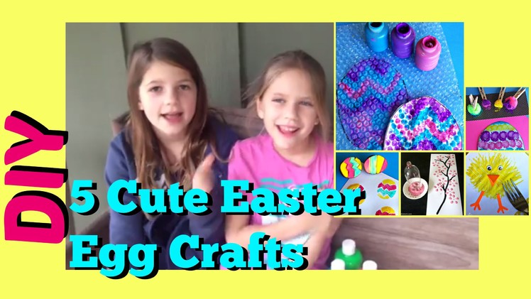 5 Easter Coloring Crafts | DIY Painting Easter Eggs Crafts Ideas | Kids Cheap & Easy DIY