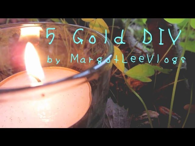 5 Gold Simple DIY Projects