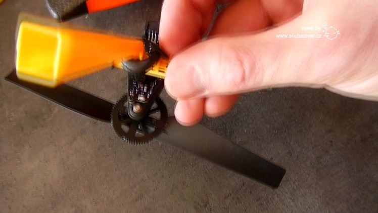 AR Drone 2.0 wilkinson feet - landing gear - DIY tutorial