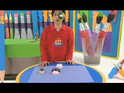 Art Attack - How To Make A Scary Eye Craft - Disney India (Official)