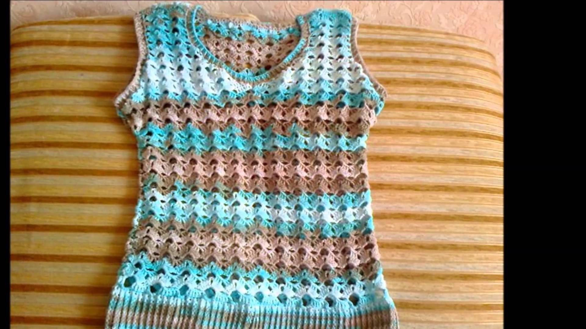 Blusas tejidas a crochet para señoras de 40 años, My 