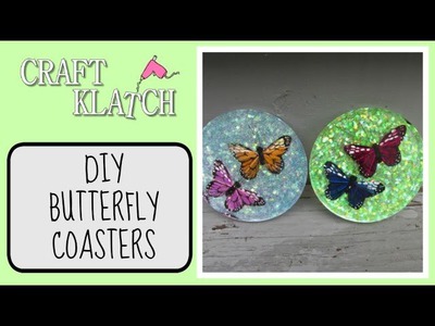 Butterfly Coaster DIY   Another Coaster Friday Craft Klatch