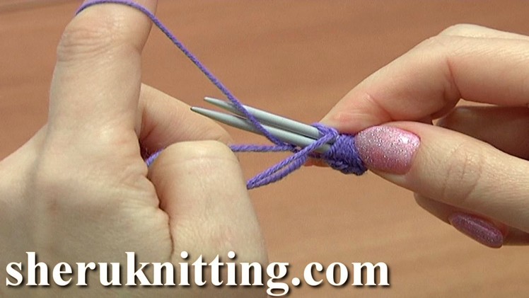 Cast-On With Two Knitting Needles Tutorial 1 Method 3 of 18 Knitting Fundamentals