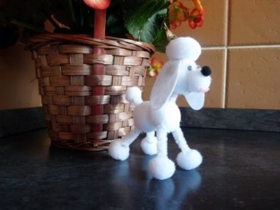 Craft ideas for Kids: Pompom Puppy Tutorial