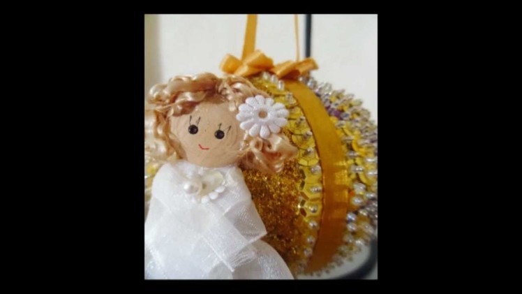Craft Tutorial - Flower Angel Sequin Ornament HD