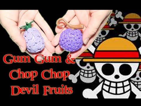 Craft Tutorial: Gum Gum and Chop Chop Fruit Tutorial One Piece Geeky Friday
