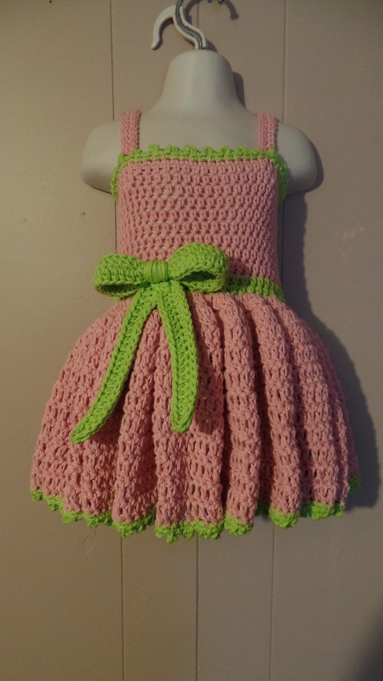 #Crochet 18-24 months Girls Special Occasion Dress #TUTORIAL