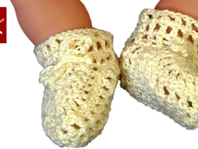 Crochet Baby Bootie Shoe April 13