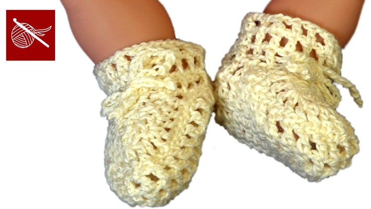 Crochet Baby Bootie Shoe April 13