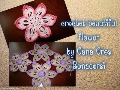 Crochet beautiful flower