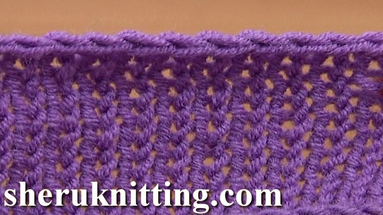 Crochet Bind Off in Knitting Tutorial 7 Method 7 of 12 Different Bind-offs