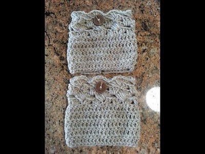 Crochet easy beautiful boot cuffs DIY tutorial