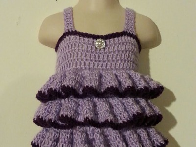 #Crochet Easy - beginner Ruffled Shirt Top Baby Toddler adult  #TUTORIAL Crochet toddler
