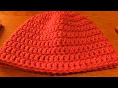 (Crochet) How to crochet a beanie (includes newborn beanie pattern) - Part 3.3 - HappyBerry