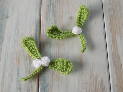 (crochet) How To Crochet Mistletoe - Yarn Scrap Friday