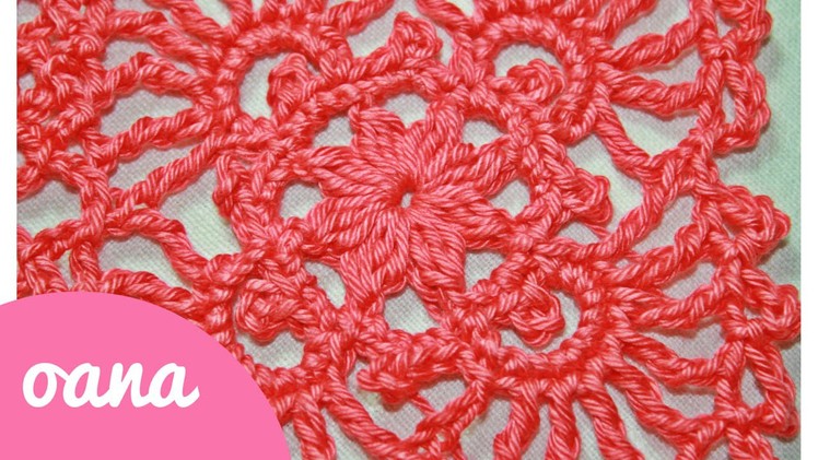Crochet lace square