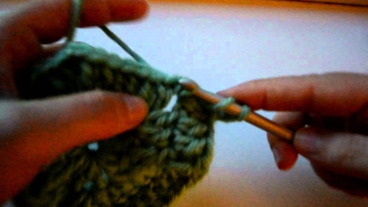 Crochet Lessons - How to work a solid hexagon. 6 sided solid granny motif - Part 2