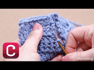 Crochet Seaming or "Mattress Stitch"