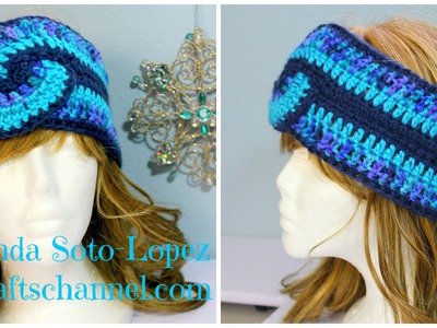 #Crochet Swirl Headband