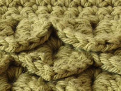 Crocodile Stitch Free Crochet Pattern - Right Handed