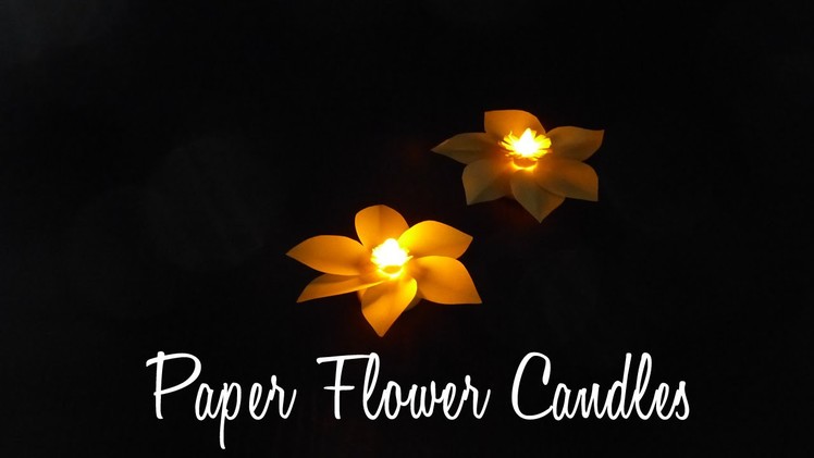 DIY Crafts: How To Make An Easy Paper Candle Decoration