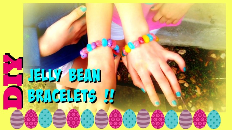 DIY Crafts Jelly Bean Bracelets | How to make Bracelets with Jelly Beans | DIY Spring Gifts
