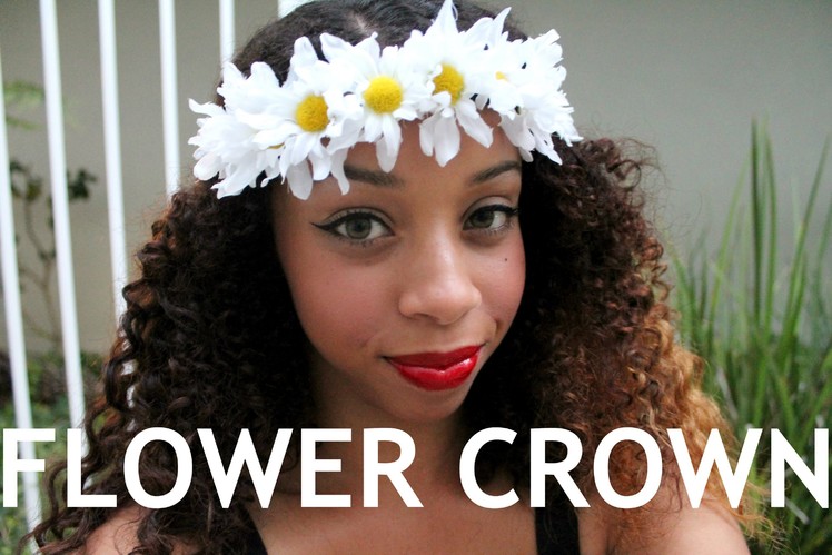 ✿ DIY Flower Crown Tutorial & How to Style ✿