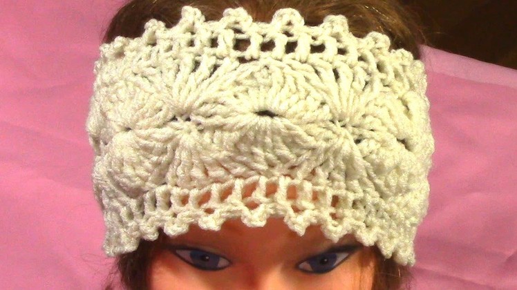 DIY Hot Crochet Headband, Tutorial, Pattern