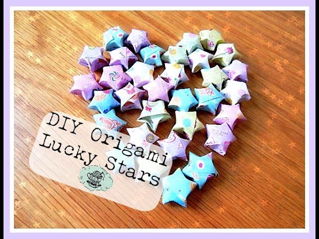 DIY Origami Lucky Stars ¦ The Corner of Craft