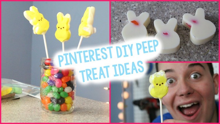 DIY Peep Inspired Treats | Pinterest Inspired | Easter Crafts