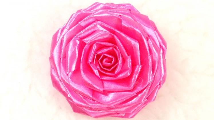 DIY Ribbon Rose, Tutorial, Floral Ribbon, How to make