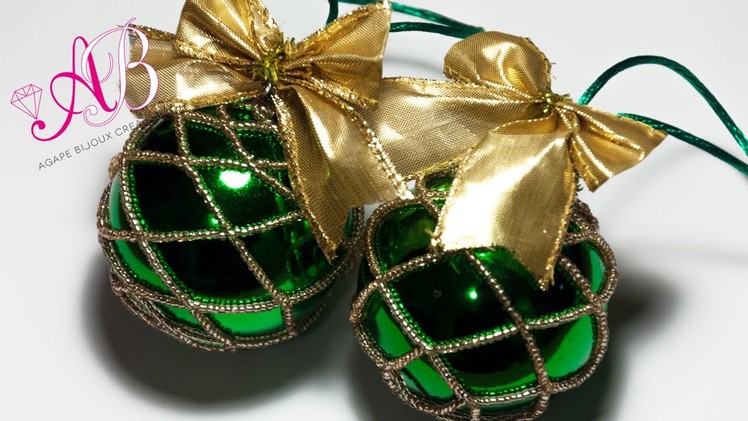 DIY Tutorial | Come rivestire una pallina di Natale con perline di conteria