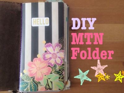 DIY Tutorial | Easy Kraft Folder for Midori Traveler's Notebook
