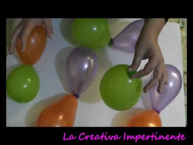 DIY - Tutorial Halloween - centrotavola in Art Balloon