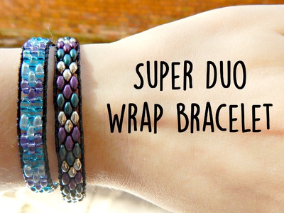 DIY Twin Bead.Super Duo Wrap Ladder Bracelet ¦ The Corner of Craft