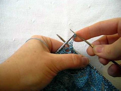 Drop-Free Method for Adding Beads to Knitting