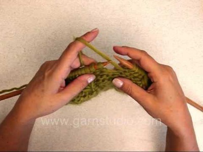 DROPS Knitting Tutorial: How to knit long stitch pattern